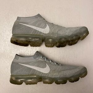 NIKE AIR Vapormax Pure Platinum Flyknit Men’s Sneakers Size 13